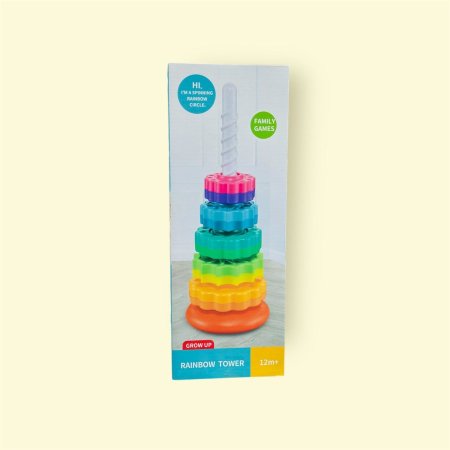 لعبة برج الهرم Grow Up – Rainbow Tower